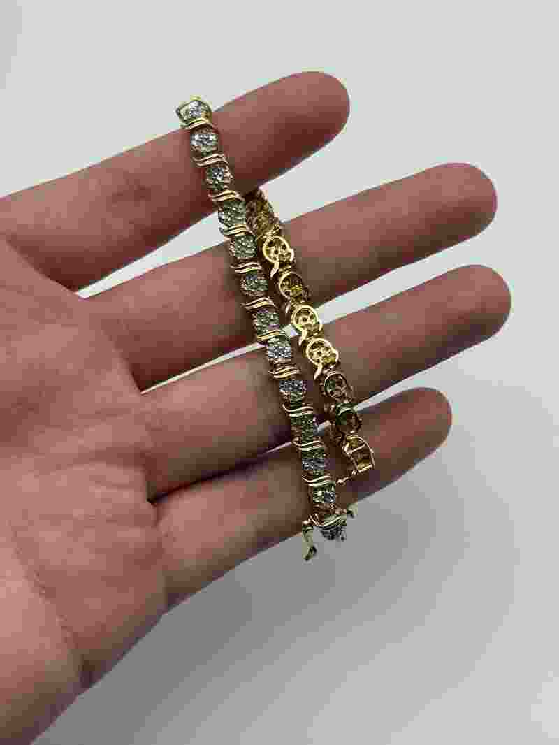 Natural Diamond Tennis Bracelet